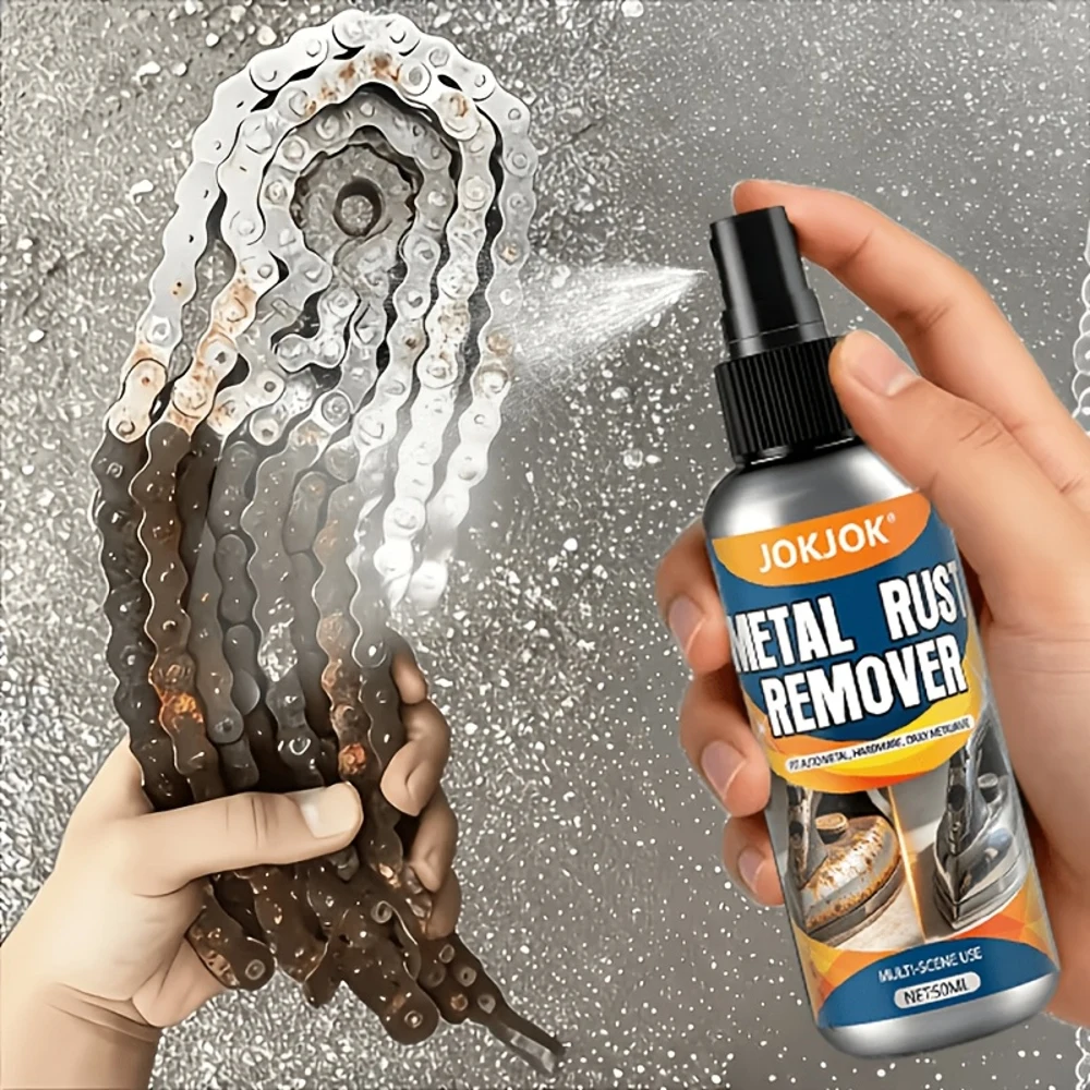 All-Metal Compatible Rust Removal Protection Spray, Fast Rust Converter & Polishing Sealant, for Car Undercarriage, Wheel Hub, D