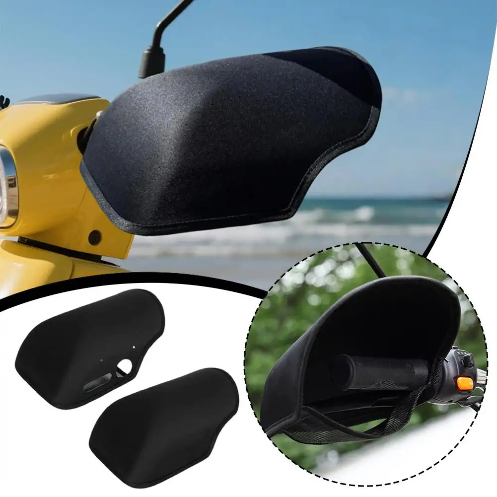 

Motorcycle Handlebar Muffs Electric Vehicle Windproof Accessories Mittens Grip Gloves Hand Waterproof Covers I4e9