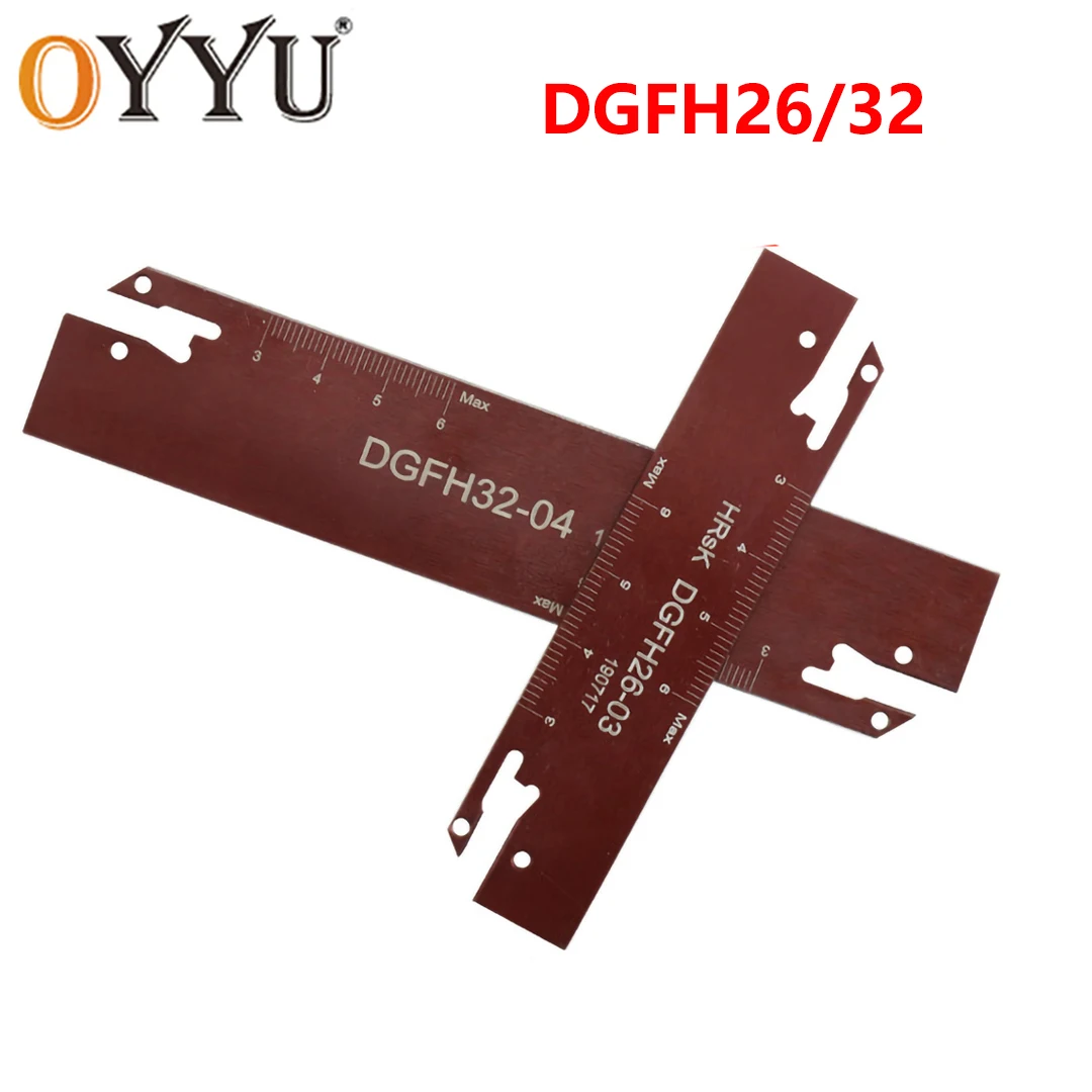 

OYYU DGFH26-2 DGFH26-3 DGFH26-4 DGFH26 DGFH32 DGFH32-2 DGFH32-3 DGFH32-4 Cutter Lathe MGMN Carbide Inserts Groove Tools Holder