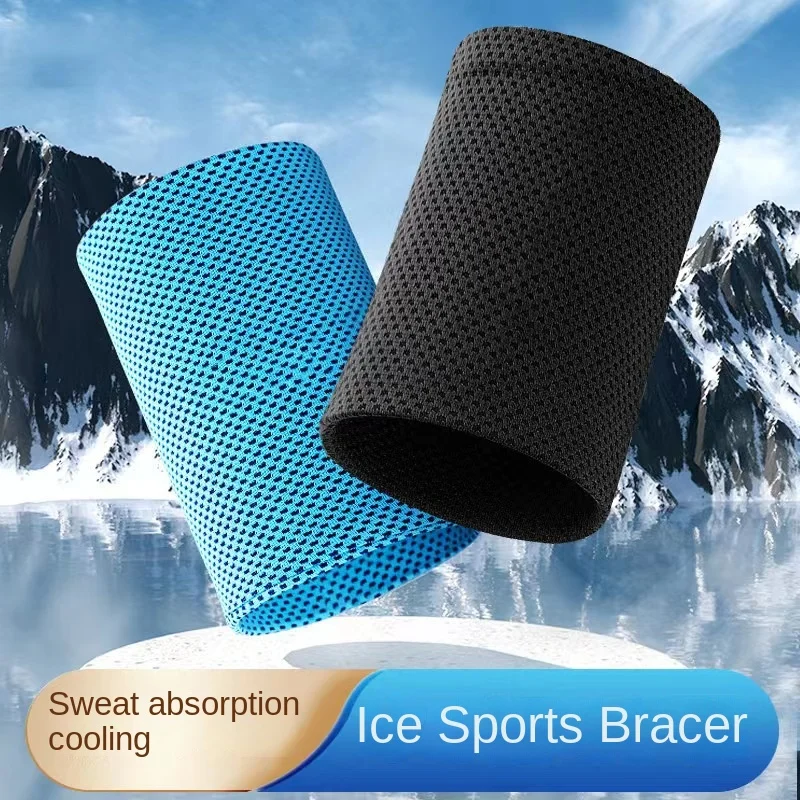 

Ice silk cold wristband for men and women running wristband cool and breathable summer sports and fitness quick-drying