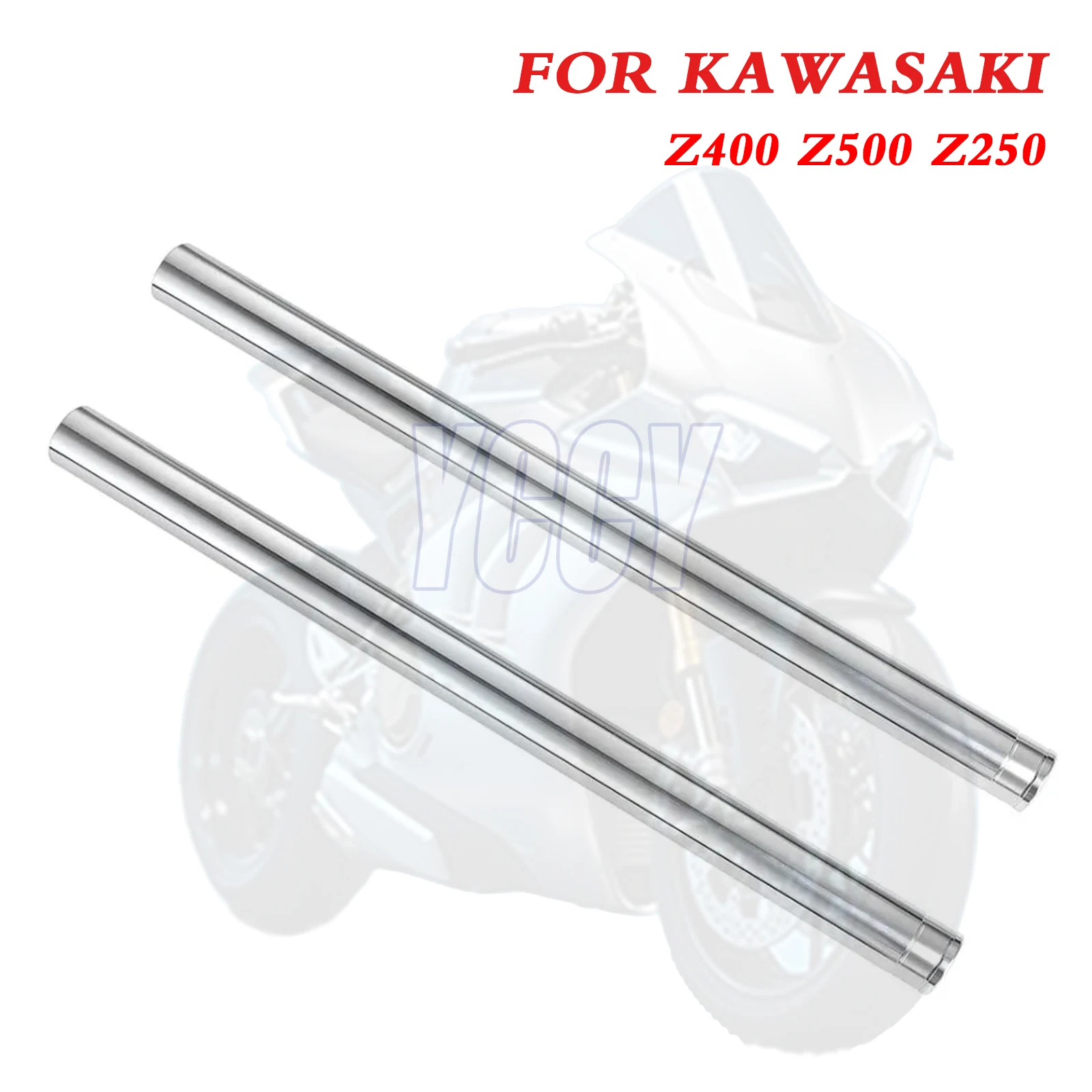 

41x611 мм 44013-0338 Несъемные 2 × передняя внутренняя вилка мотоцикла, трубки для KAWASAKI Z400 2019-2022 Z500 2024-2025 Z250 2019-2021