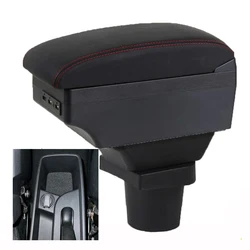 현대 I10 2024 팔걸이 박스 센터 콘솔 팔 팔꿈치 받침대, 중앙 상점 내용, 컵 거치대 USB 포함