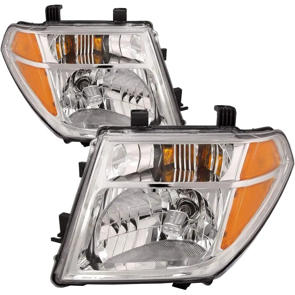 

Хромированные галогенные фары, совместимые с Nissan Frontier Pathfinder, включают левую (со стороны водителя) и правую (со стороны пассажира) фары.