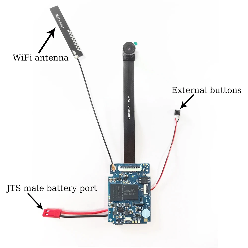 2025 Matecam X7 Pro Security Camera Module 4K 13MP P2P Mini WIFI Camera Video Recorder