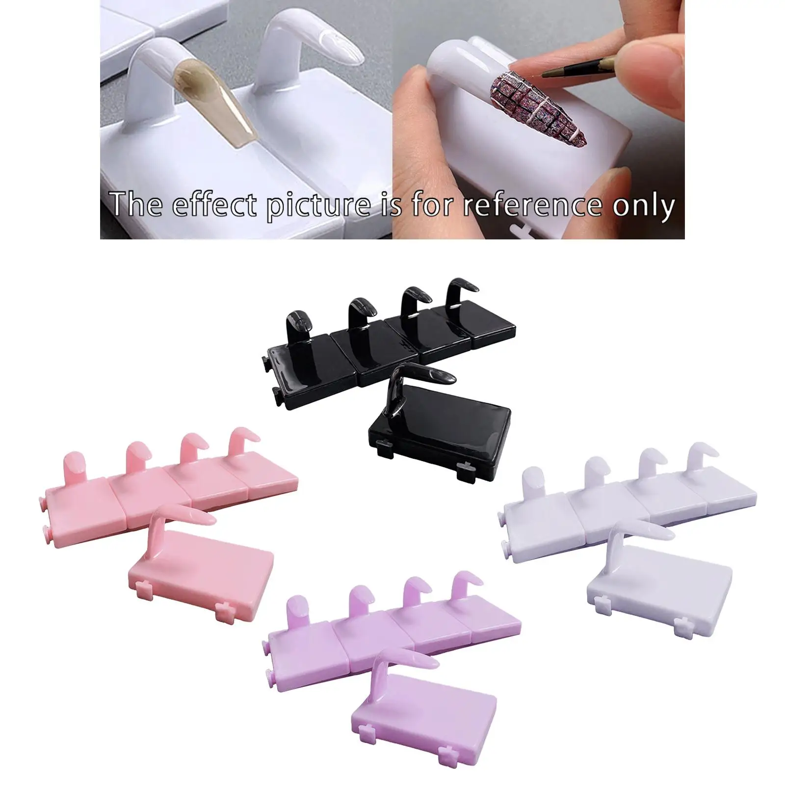 5 Pieces Practice Finger, DIY Finger Model, Practice Finger, for Acrylic Gel