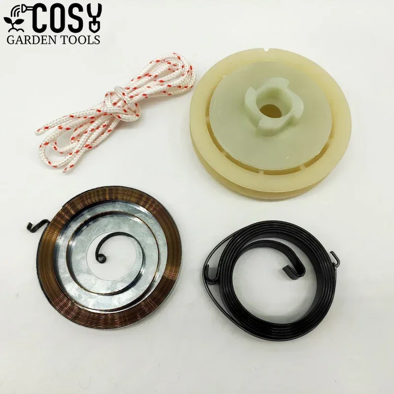 COSY Garden Tools 5200 5800 52cc 58cc Chinese Chainsaw Easy Starter Recoil Spring Pulley Rope Repair Kit Gas Chain Saws