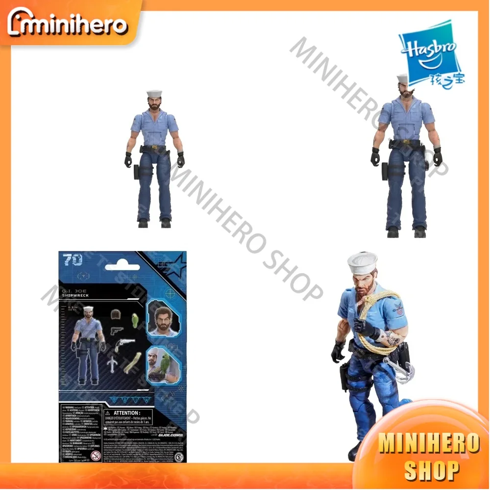 

В наличии: Коллекционная фигурка Hasbro GIJOE Classified Series Shipwreck, 6 дюймов (1:12), для фанатов и коллекционирования.