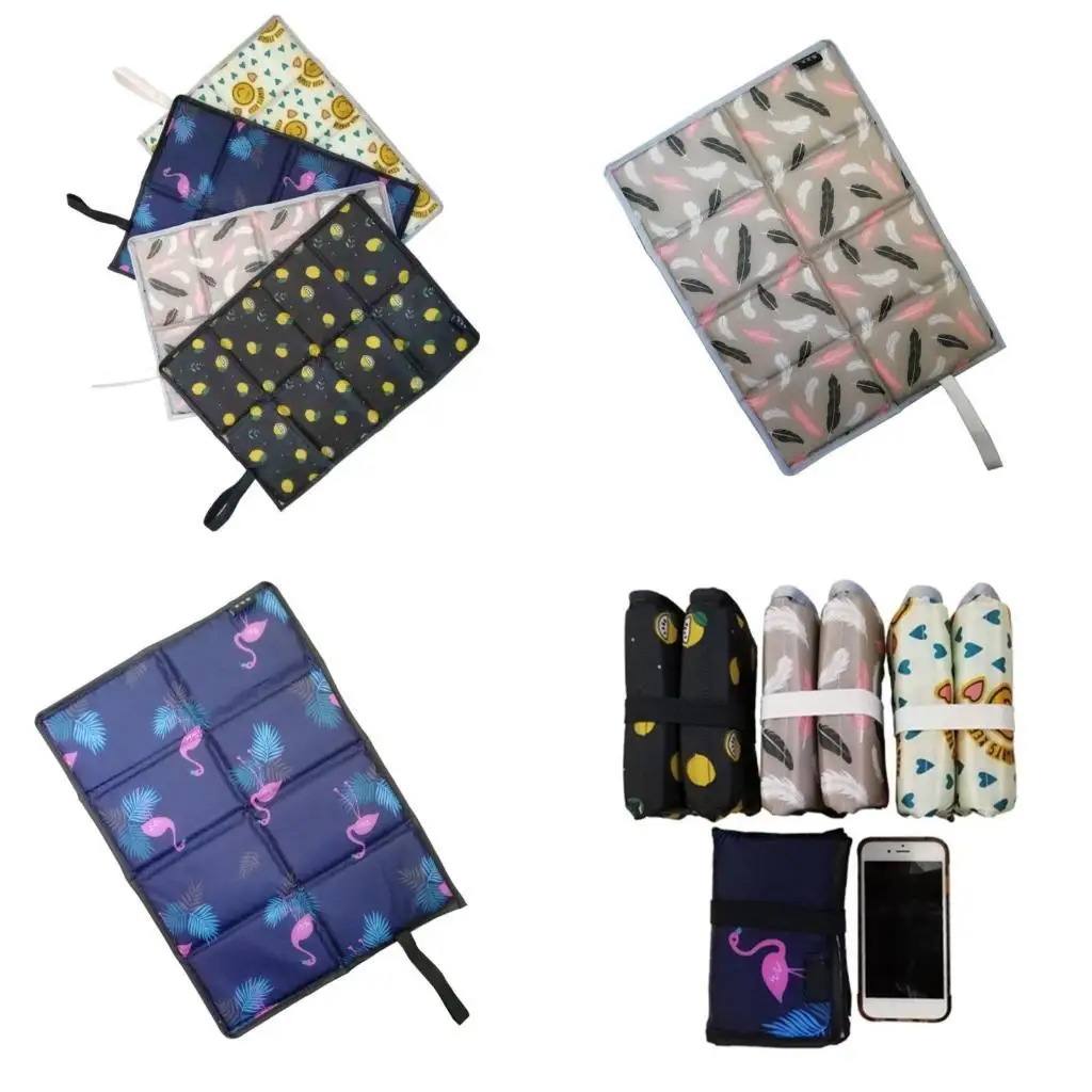 

R6FE Outdoor Picnics Sitting Pad Foldable Cushion Camping Moistureproof Seats Pad Portable Folding Outdoor Sit Mat Enduring