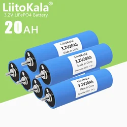 LiitoKala 3.2V 20Ah Battery LiFePO4 phosphate Cell for 4S 12V 24V Motorcycle Car motor batteries Modification Inverter Grade A