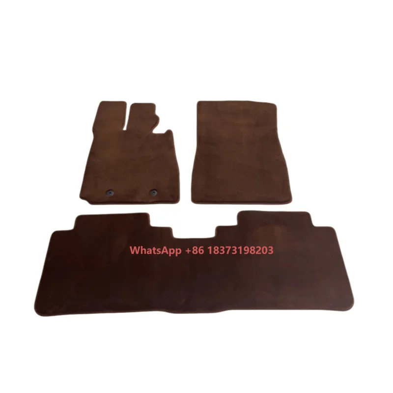 

Premium Custom Fit Eco-Friendly Han EV Pure Wool Car Floor Mats Luxury Custom Car Mat Set Factory Direct OEM