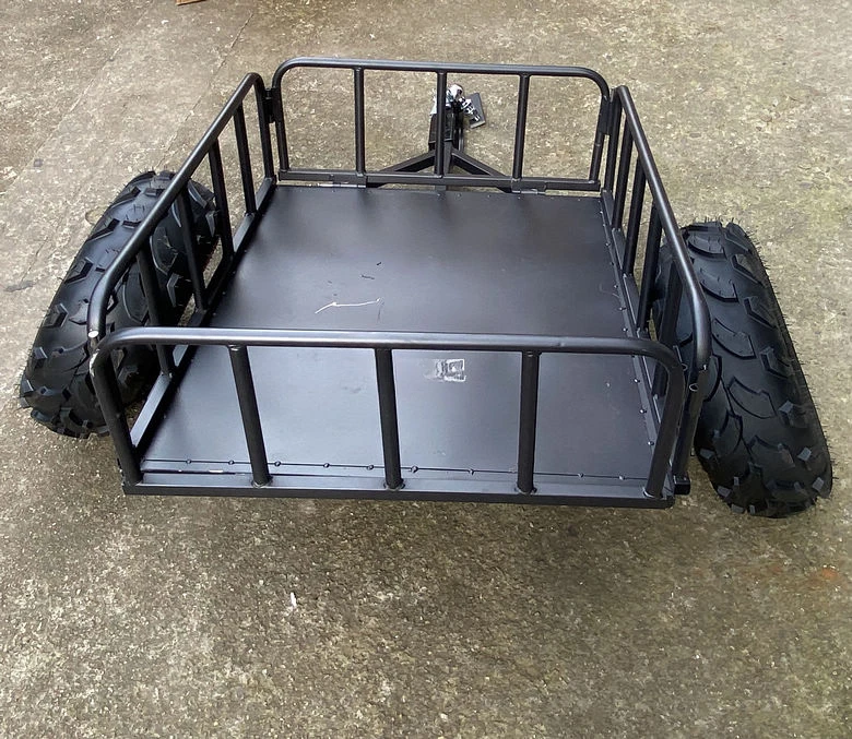 Tow bucket Homemade quad motorcycle rear trailer