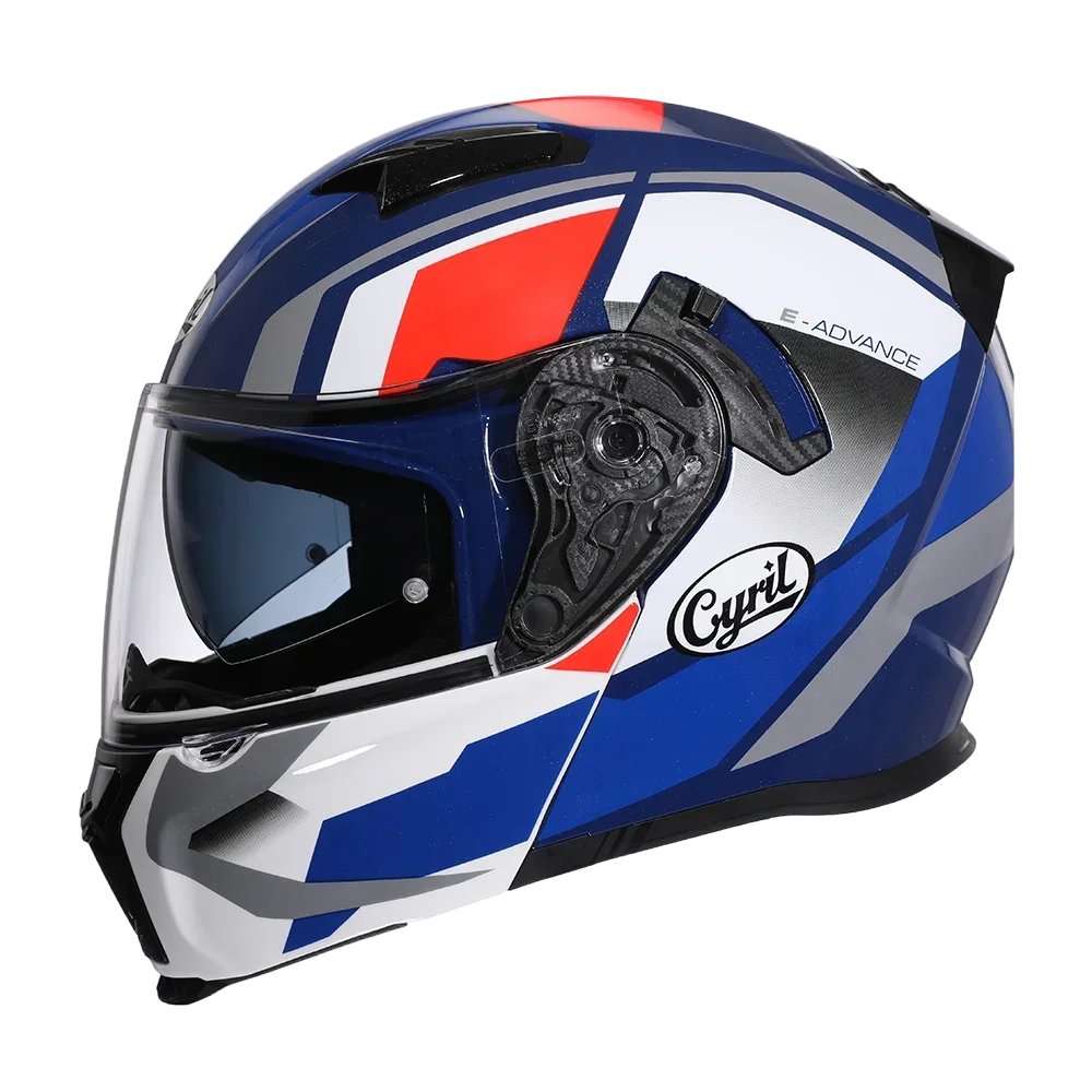 Cyril Full Face Racing Helmets Double Visor Motorcycle Helmet casco abatible para motocicleta Accessoires Moto Sports Helmet