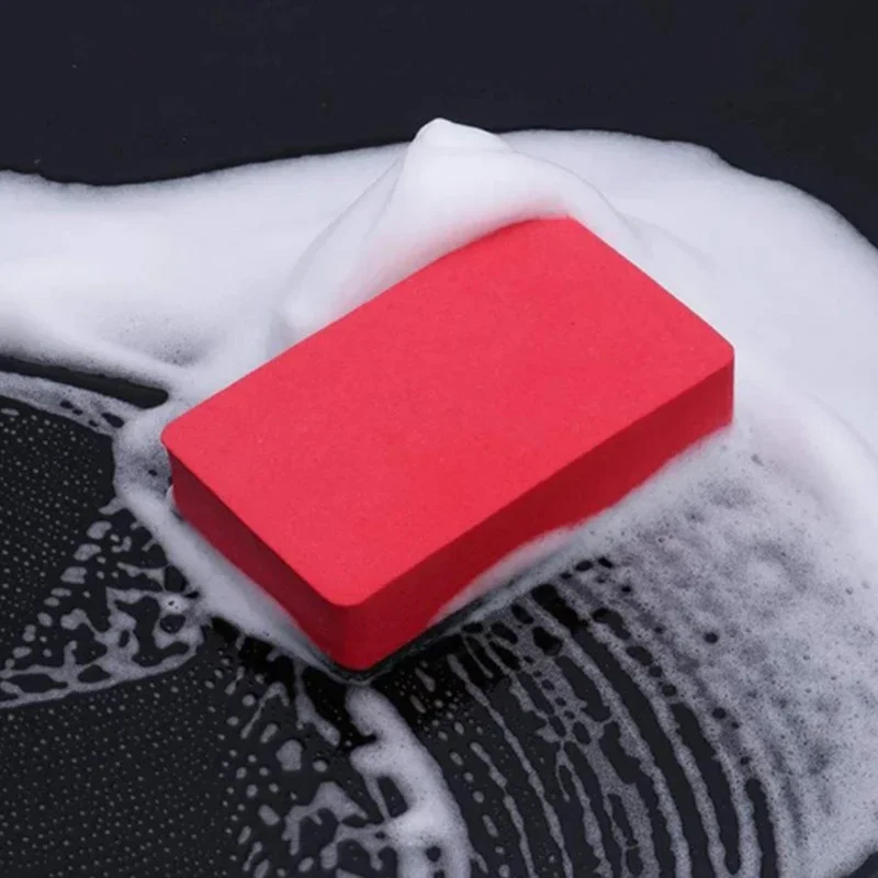 1/2/5Pcs Car Magic Clay Bar Pad Decontamination Sponge Block Cleaner Cleaning Eraser Wax Polish Pad Nano Scrubing Sponge