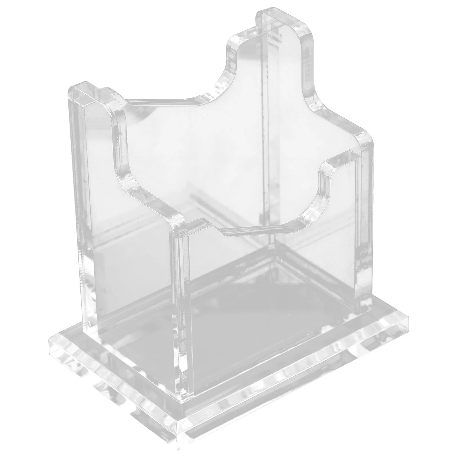 

Clear Acrylic Business Card Holder Desktop Display Stand for Office Reception Conference Table Cards Organizer Sturdy Non-Slip