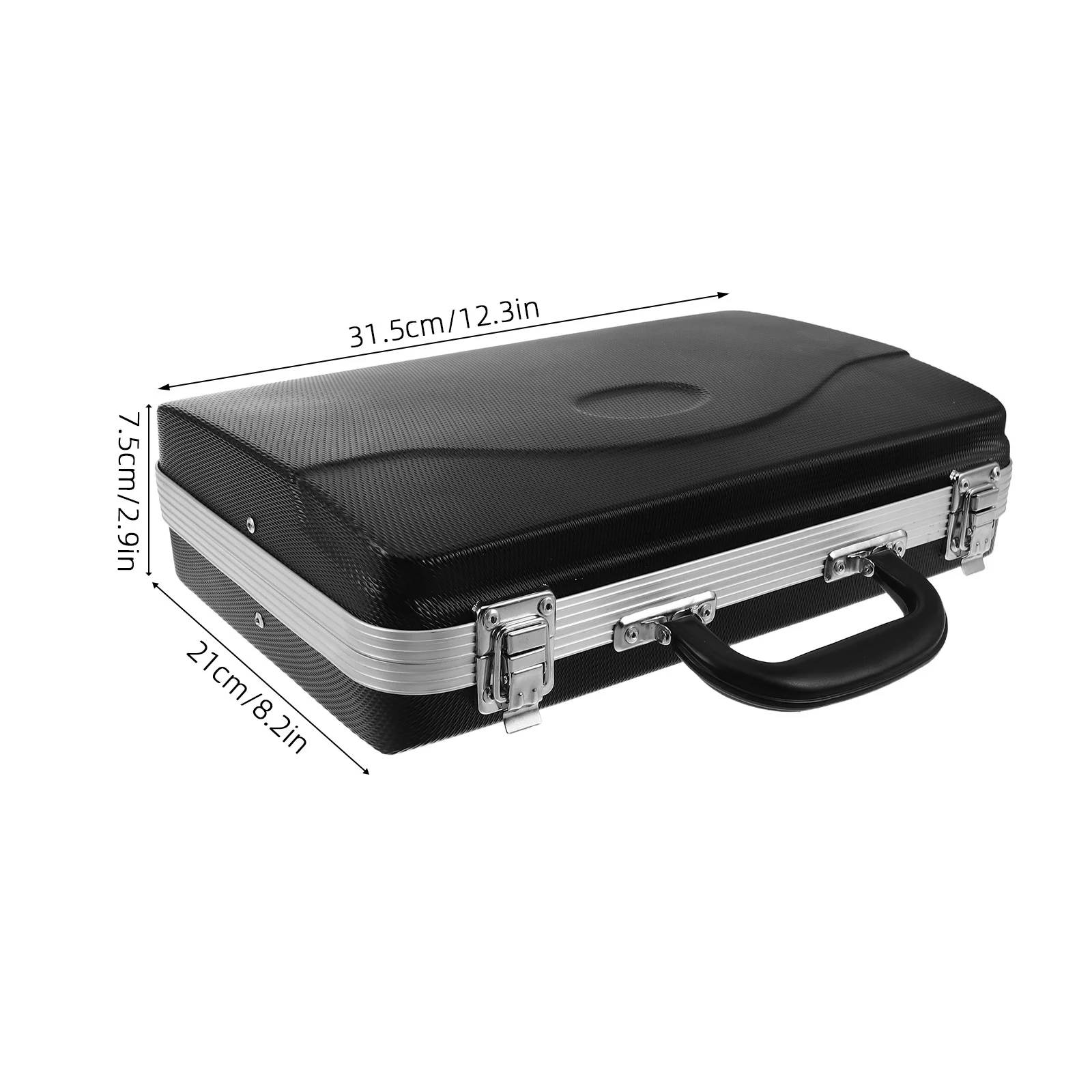 حقيبة تخزين الكلارينيت الاحترافية، غلاف ABS متين مقاوم للماء وخفيف الوزن، منظم محمول للاستخدام في الهواء الطلق للموسيقي