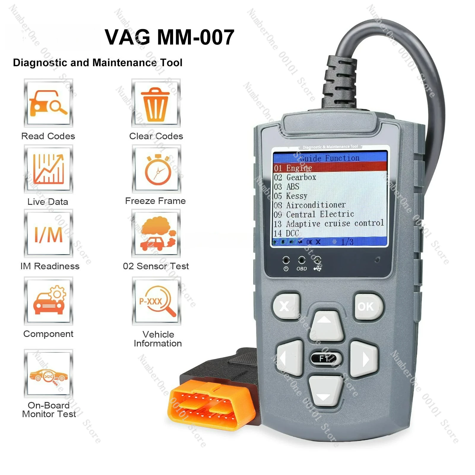 

3.0 MM007 Mileage Adjustment Matching Anti-theft Code Adjustment King MQB