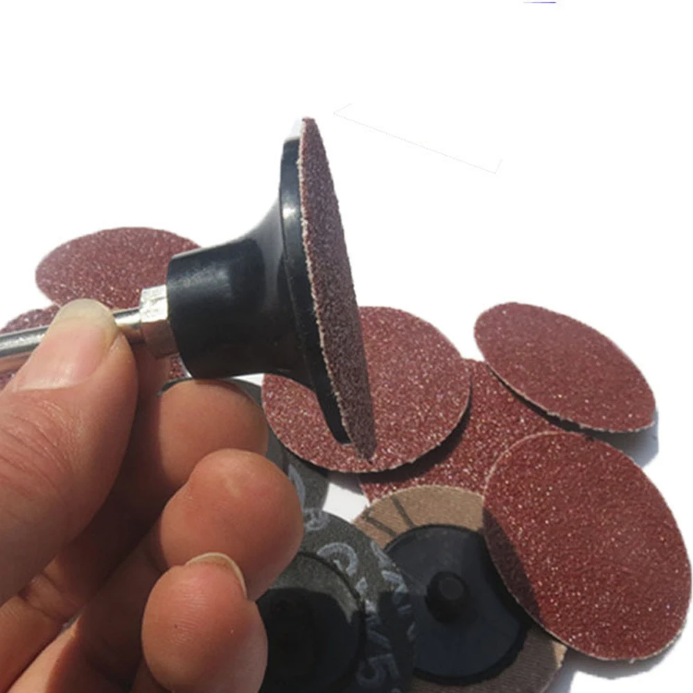 2 Inch 50mmSanding Discs Quick Change Polishing Pads For Air Polisher Grinding Rotary Tools Abrasive Sandpaper 50pcs