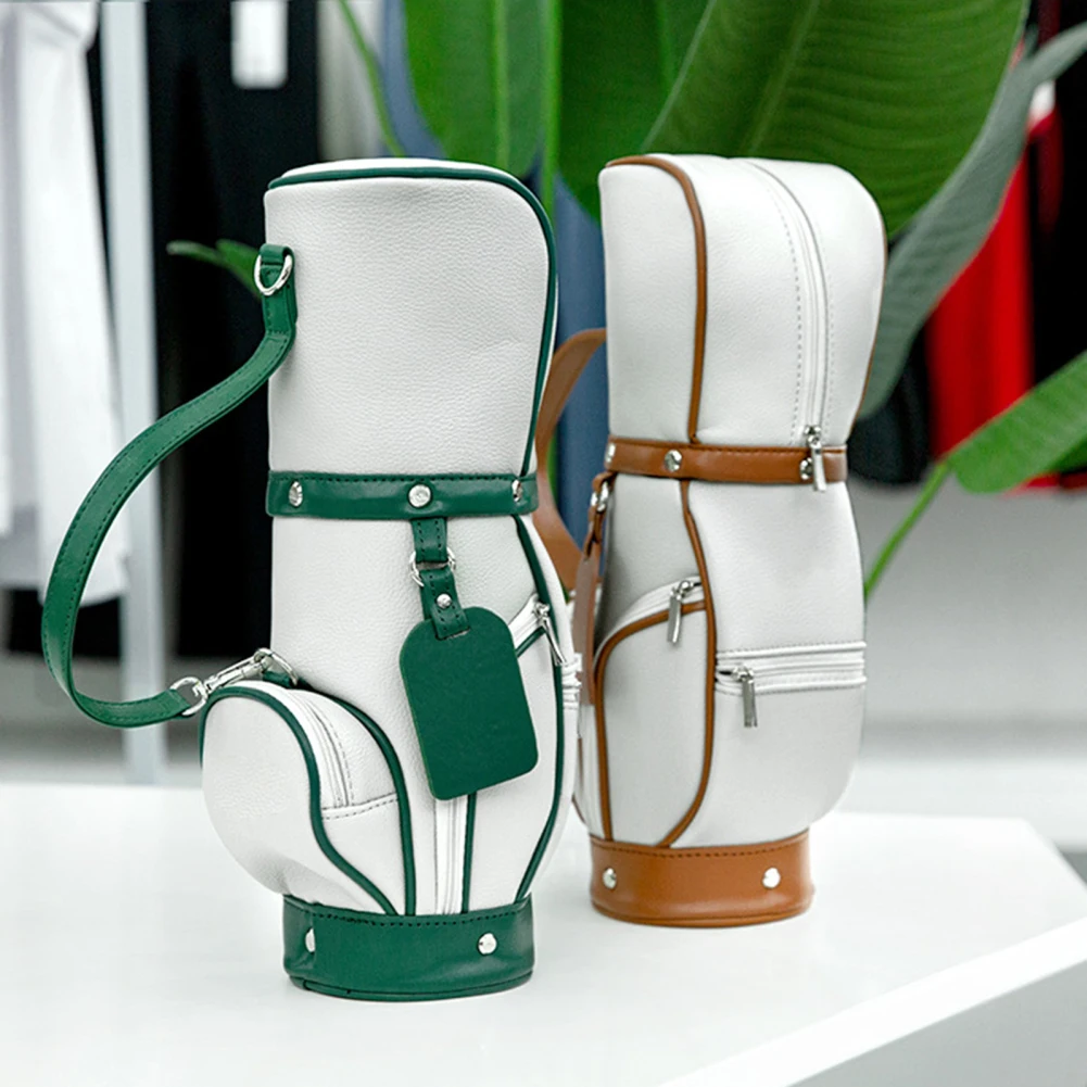 Bolsa de Golf portátil para mujer y niña, bolso de viaje de cuero PU, microfibra, rango de conducción, ligero