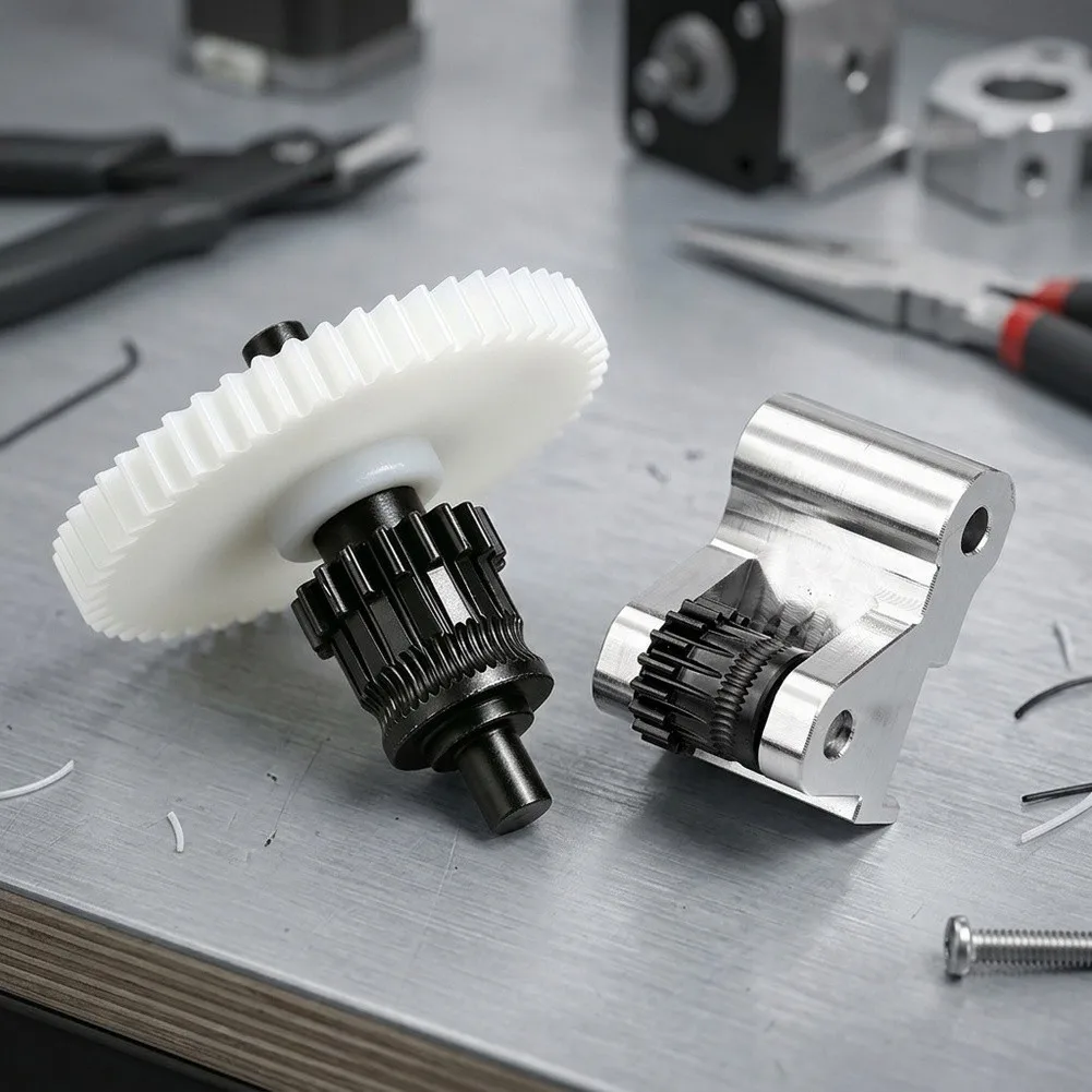 For Flashforge For AD5X Extruder Gear Kit Replacement Part for Enhanced Filament Transport and Printing Stability