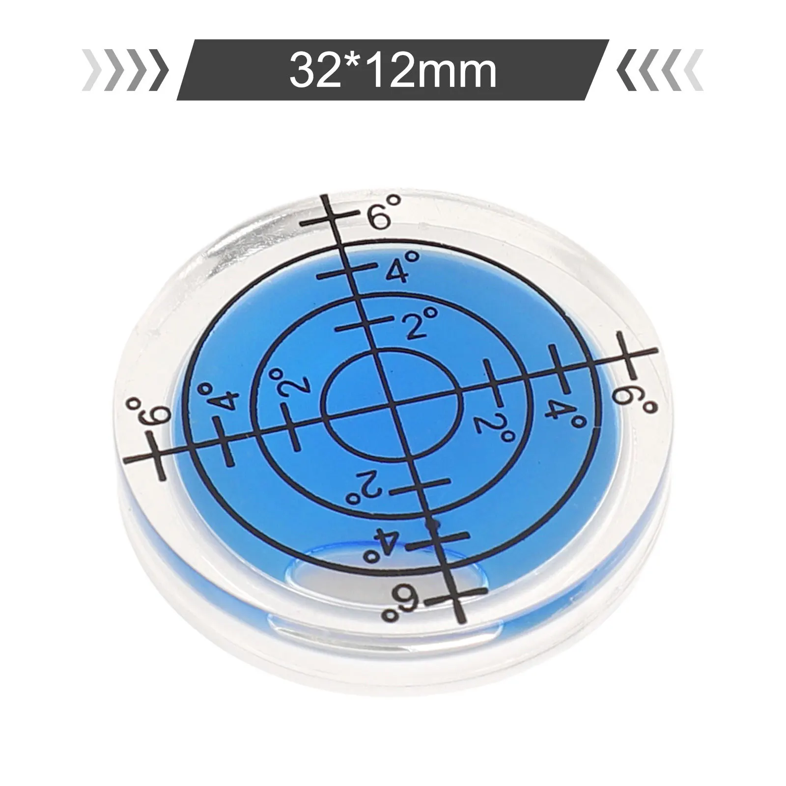 For Computer Monitors Bubble Level Level Round Acrylic Material Highly Translucent Normal Usage Precision Machined