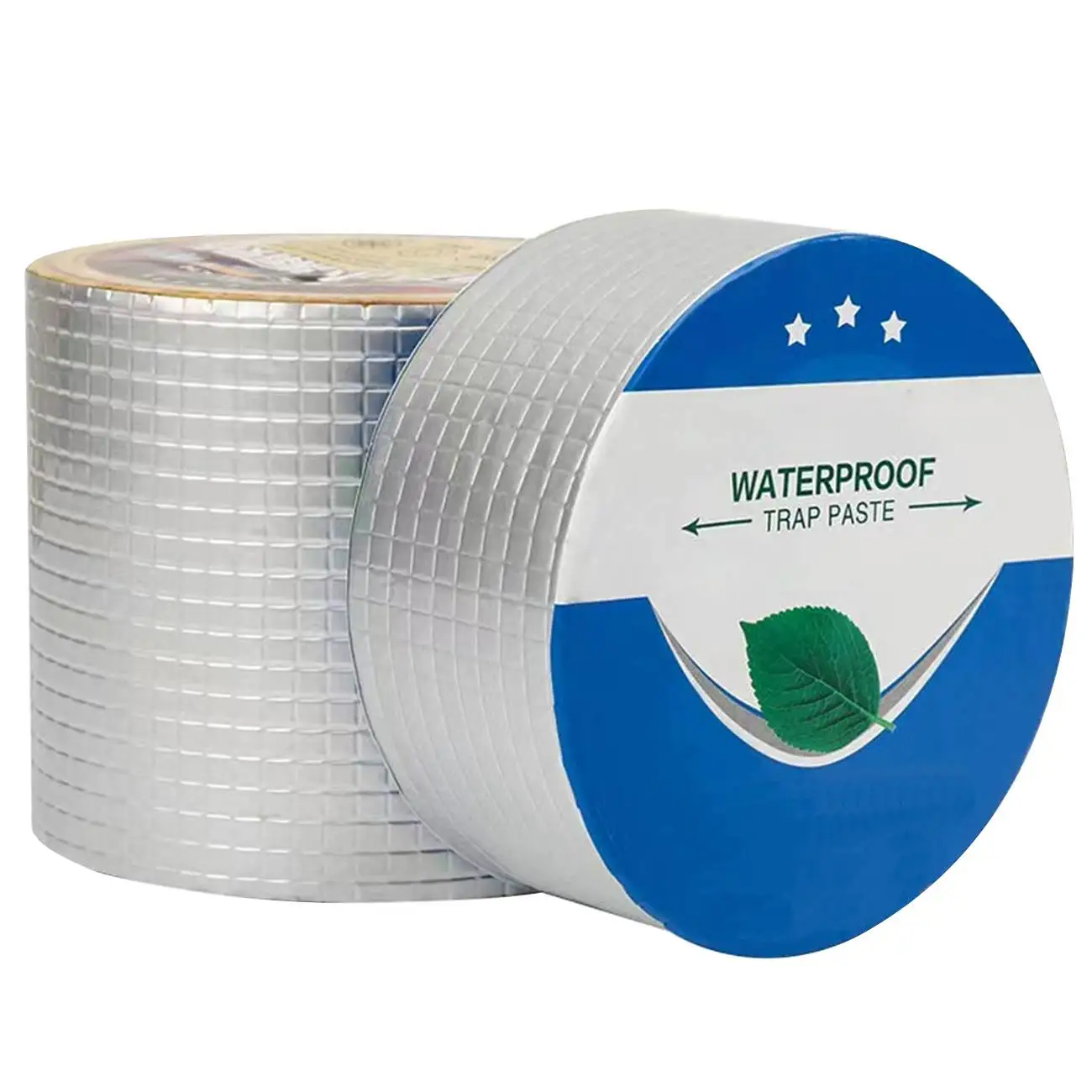 

Waterproof patch Waterproof Tape 3.94" W X 32.8'L Aluminum Foil Tape for RV Glass Roof Patching