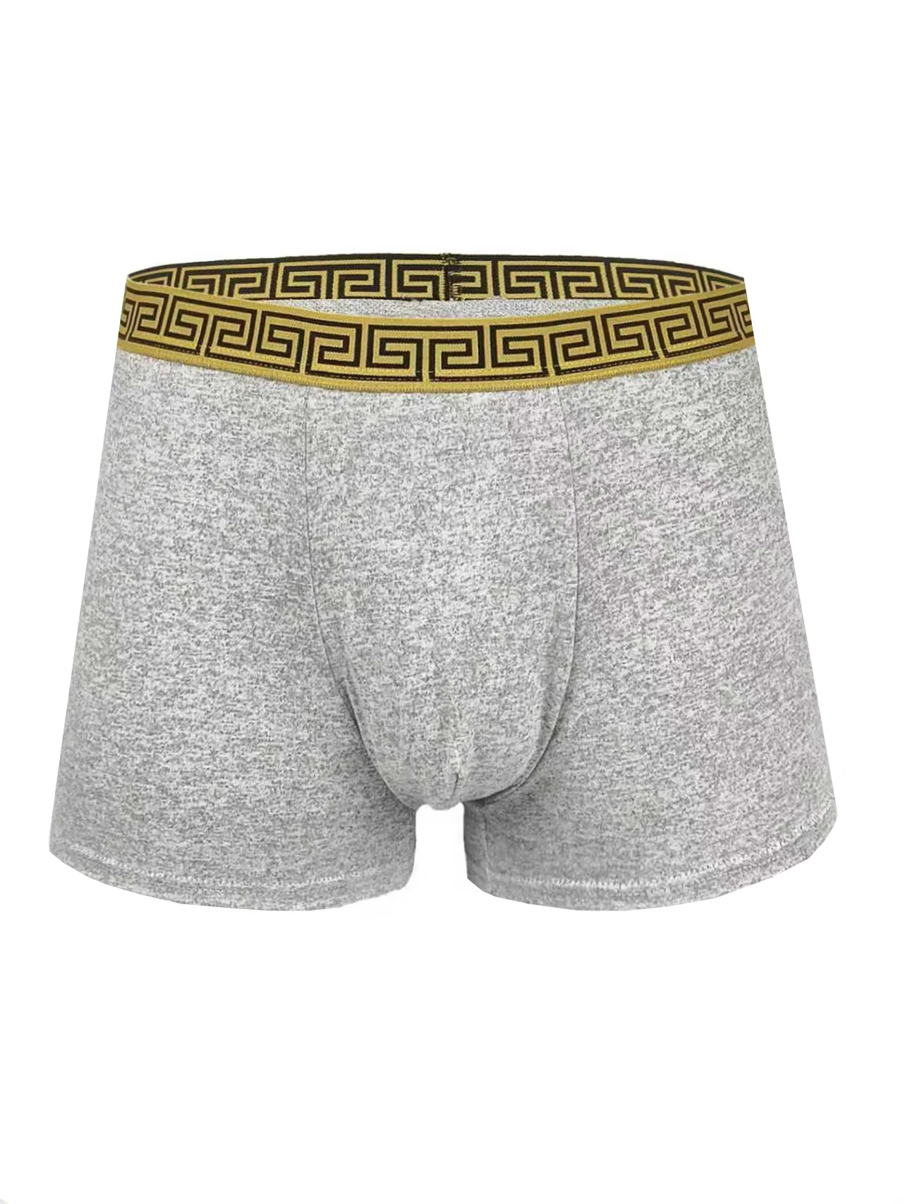 4 pieces. Unique belt design. Simple and fashionable. Men's straight-leg underwear. Comfortable and breathable. Seasonal style.