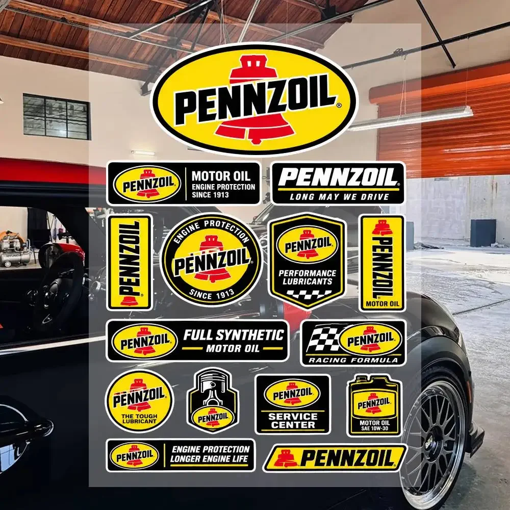 PeN-N-zoI-l  Logo Decals Sheet, Waterproof Vinyl Racing Stickers, For Bike Helmet Fuel Tank Laptop, Racing Fan Accessories