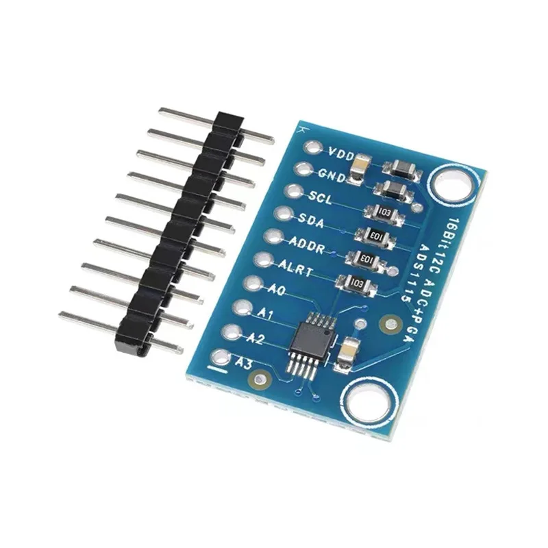 High Performance 4-Channel 16-Bit ADS1115 ADC Module - Analog-to-Digital Converter Development Board