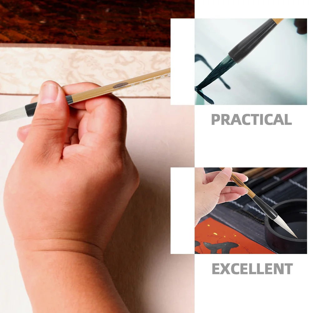 

6Pcs Chinese Calligraphy Brush Multi-Function Painting Brush Practice Tool Writing Supplies for Beginners Students Professionals