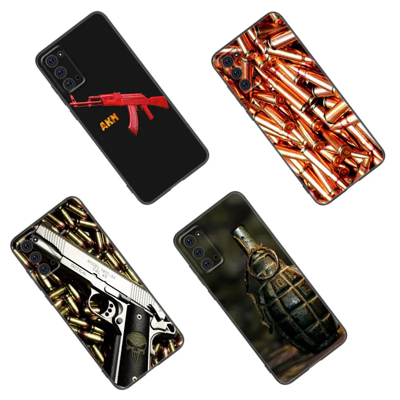 The Military Weapon Phone Case For Samsung M30 M31 S Note 10 20 M04 M13 M32 M14 M23 M33 M34 M42 M52 M53 M54 M11 M12 M21 M22 M51