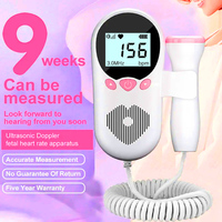 Baby Heart Rate Detector Pregnant Ultrasonic Baby Heartbeat Monitor Fetal Doppler Monitor For Pregnancy Heart Rate Monitor