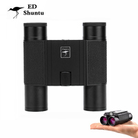 Shuntu 10X25 ED Binoculars for Adults High Powered Super Clear Compact Lightweight & Waterproof Telescope for Hunting Wildlife