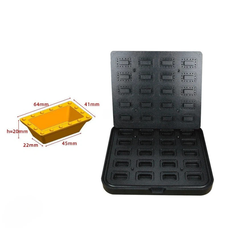 High-efficiency automatic digital tart cake forming machine 65 * 42mm food size 3.2kW power 220V new commercial baking equipment