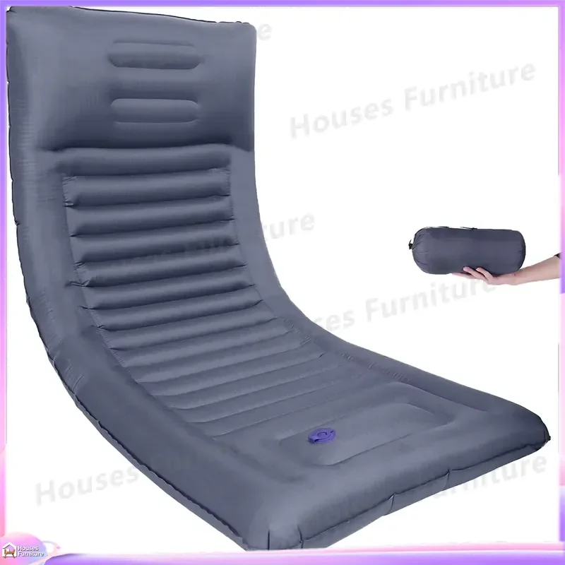 Ultra Light Camping Air Mattress Portable Automatic Inflatable Sleeping Pad Waterproof TPU Outdoor Hiking Travel Bed Cushion