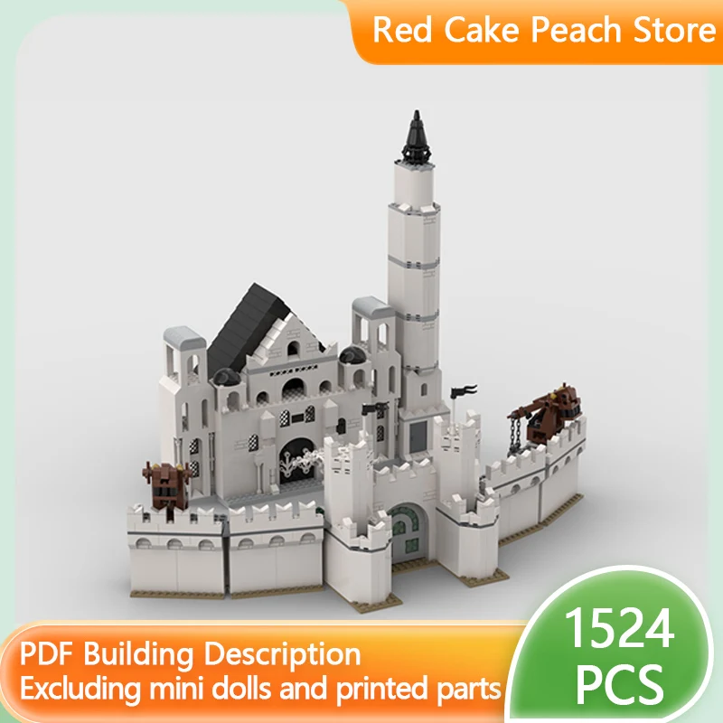 Blocos de Montar MOC de Filme Popular, Cenário de Filme, Arquitetura Urbana, Tecnologia Modular, Brinquedo de Montar, Presente de Feriado para Crianças