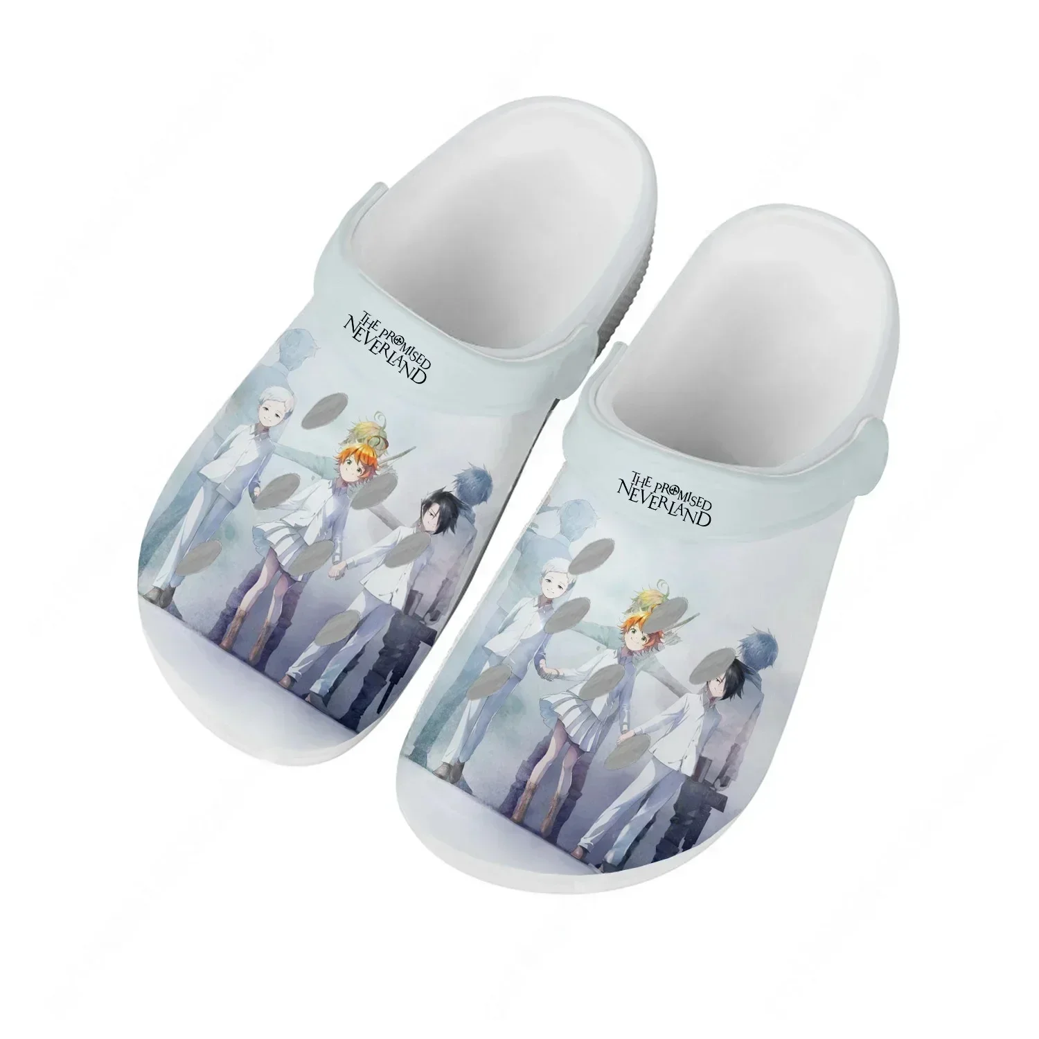 

Сандалии-сабо The Promised Neverland Emma для мужчин и женщин, высококачественные, для дома и сада, с индивидуальным дизайном, пляжные, дышащие, с отверстиями, тапочки