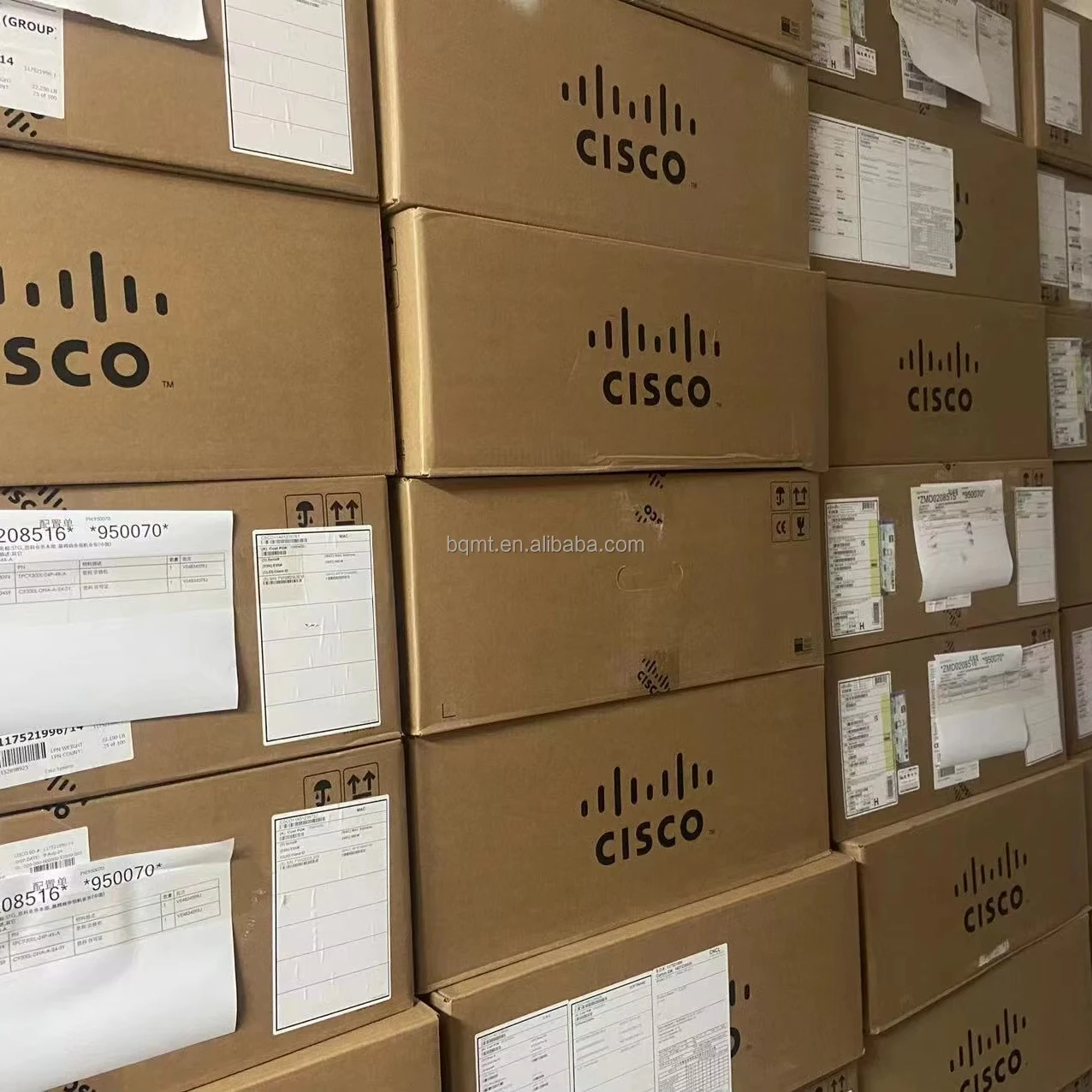 New for C9300L-48T-4G-E 48-Port Gigabit Ethernet Uplink Switch with POE QoS SNMP Stackable 68Gbps Capacity 4X1G SFP Ports