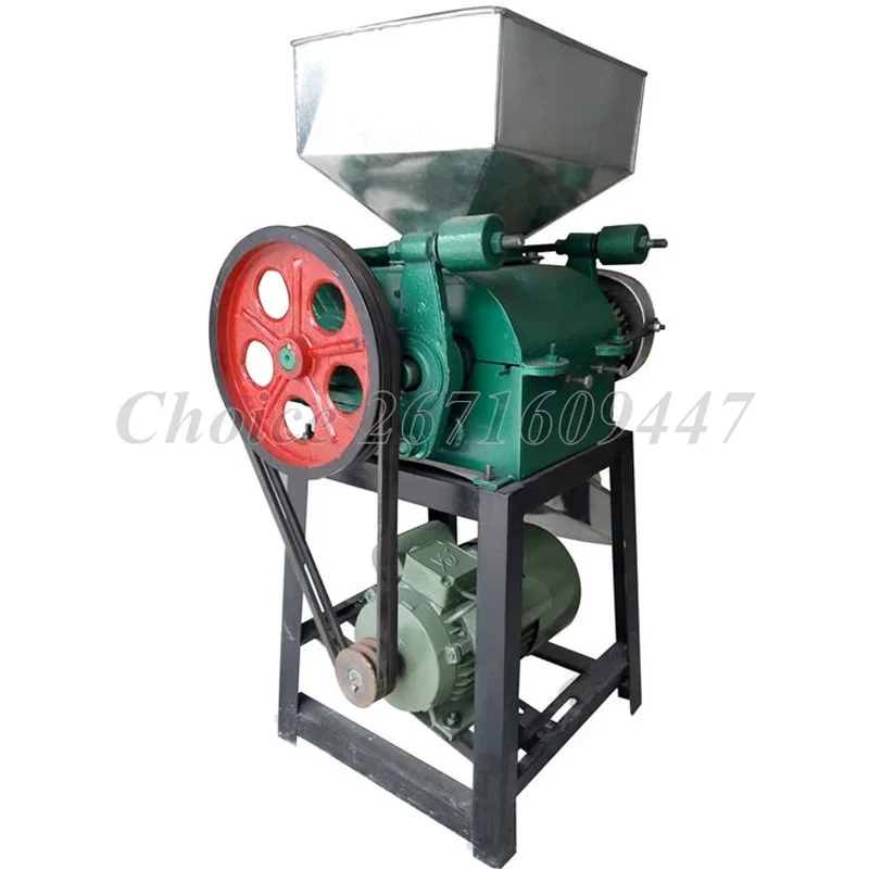 

High Quality Grain Coffee Bean Flat Rolling Mill Cereal Corn Flakes Flattening Pressing Machine