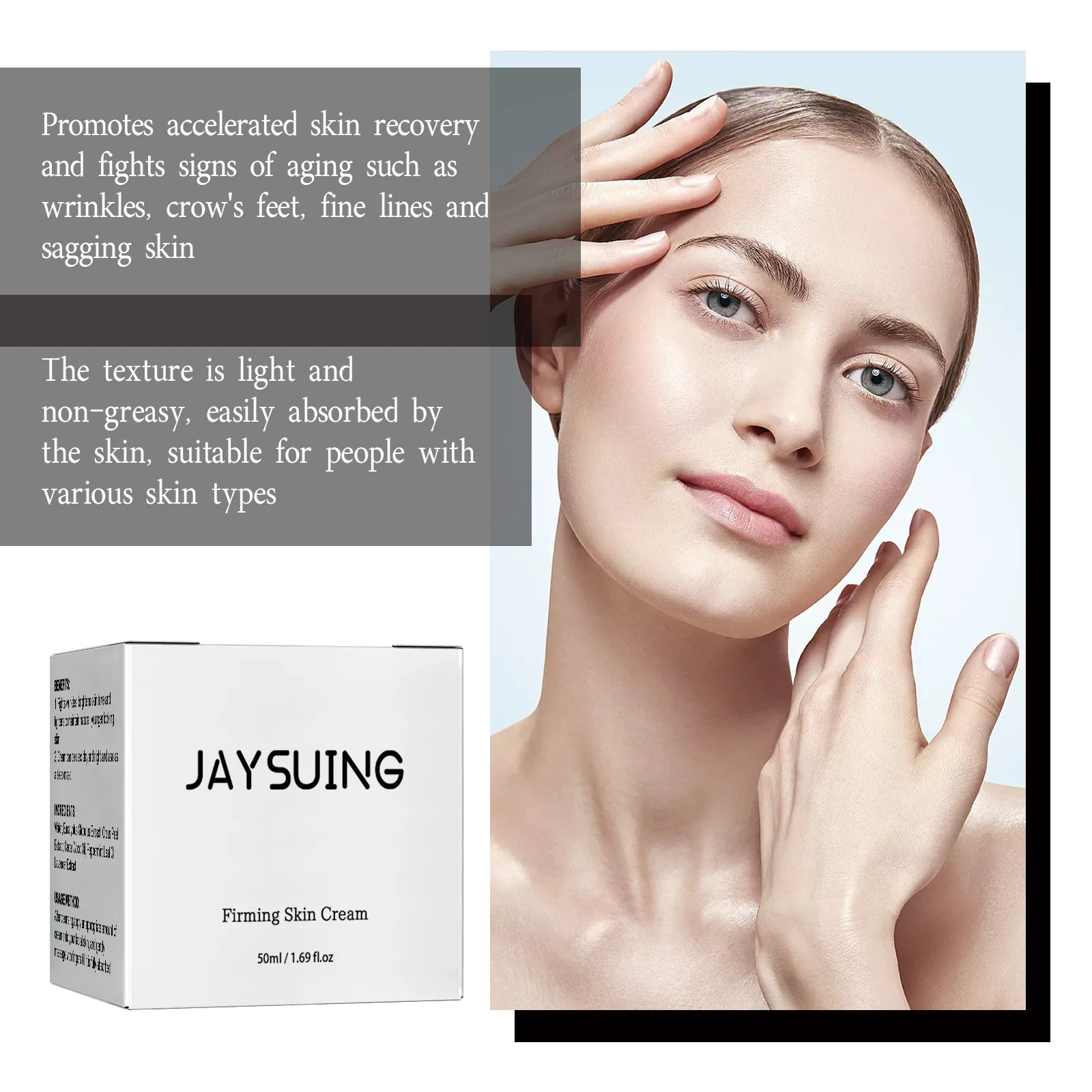 New Arrival Jaysuing Wrinkle Firming Cream To Reduce Fine Lines Creme Moisturizing and Lifting Anti-wrinkle Cream