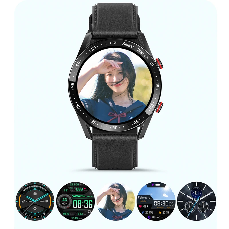 Nova chamada de voz relógio inteligente masculino série gt 1.53 polegada tela amoled relógio esportivo ecg + ppg saúde smartwatch para android ios 2025
