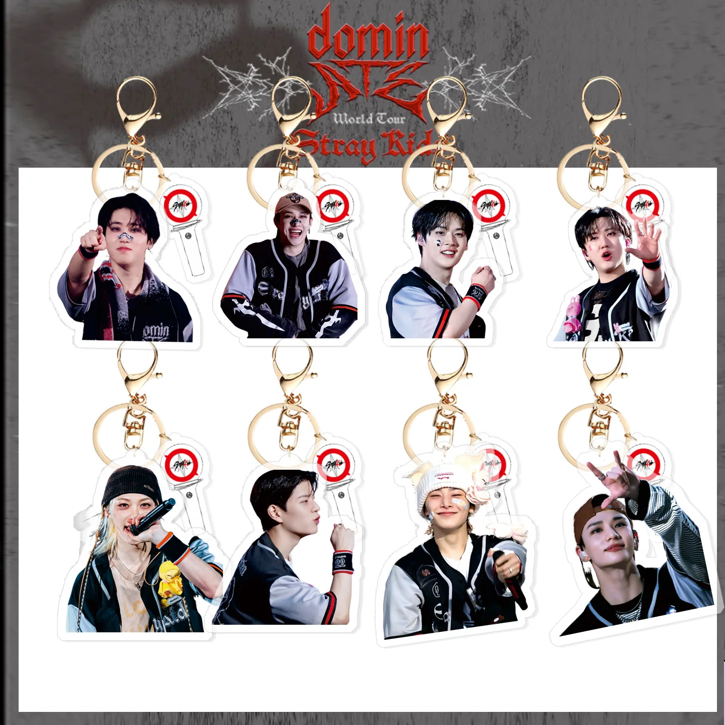 

Акриловый брелок SKZOO для сумки, украшение, милый, в стиле знаменитостей