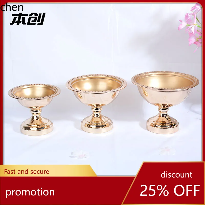 

YFY crystal fruit plate fruit plate wedding three-layer glass vase high-end living room candy fruit bowl ornament