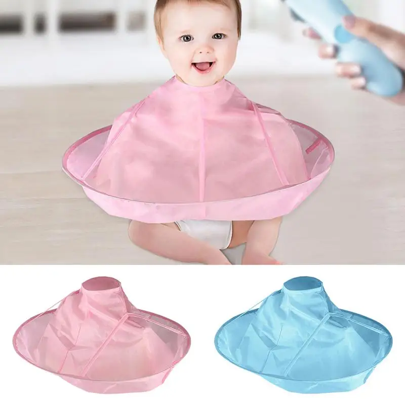 Haircut Capes Umbrella Adjustable Children's Hairdressing Bib Capes Foldable Design Haircut Cape Umbrella For Kids And Toddler