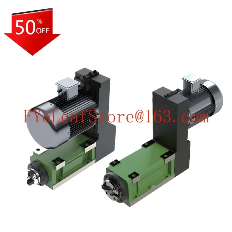 

Power Head Spindle Assembly Turn Milling Composite Drilling Pin Milling Head Servo Motor Combination Machine Tool High Speed