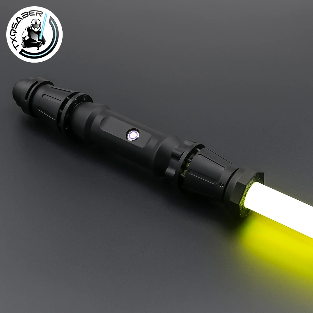 

TXQSABER Lightsaber Neo Pixel SNV4 Pro Smooth Swing Metal Handle Force Blaster Laser Sword Cosplay Toys Replica Rey Skywalker