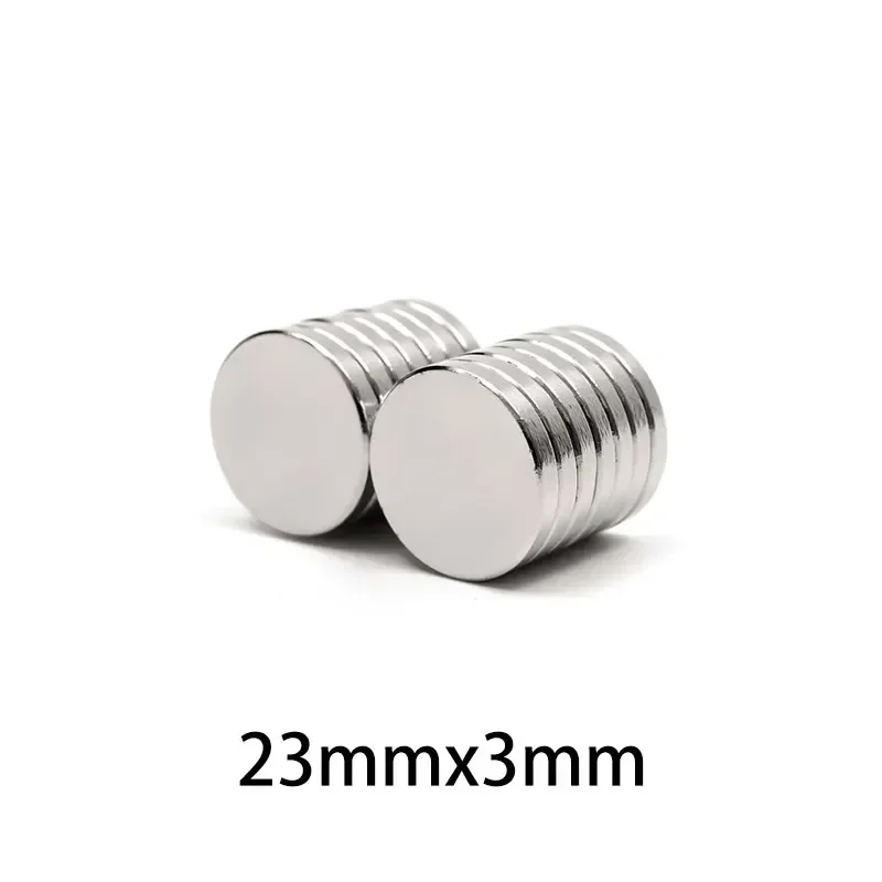 5/10/20PCS 23x3mm Round Neodymium Magnet N35 Rare Earth Strong Powerful Permanent NdFeB Magnets