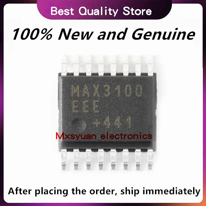 5PCS~10PCS/LOT MAX3100 MAX3100EEE MAX3100EEE+ MAX3100EEE+T SSOP16 New original In stock