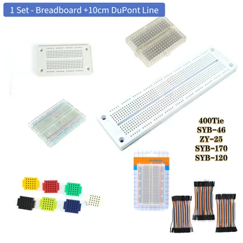 1 Satz SYB-46 /170/120 400tie löt freie Leiterplatte Prototyp Platine Dupont Kabel 10cm Überbrückung draht DIY Elektronik-Kit
