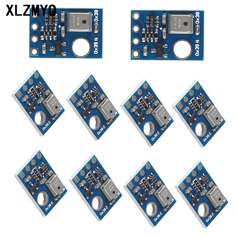 10pcs AHT10 Digital Temperature and Humidity Sensor Measurement Module High Precision IIC I2C 1.8-3.6V Replace SHT20 AM2302