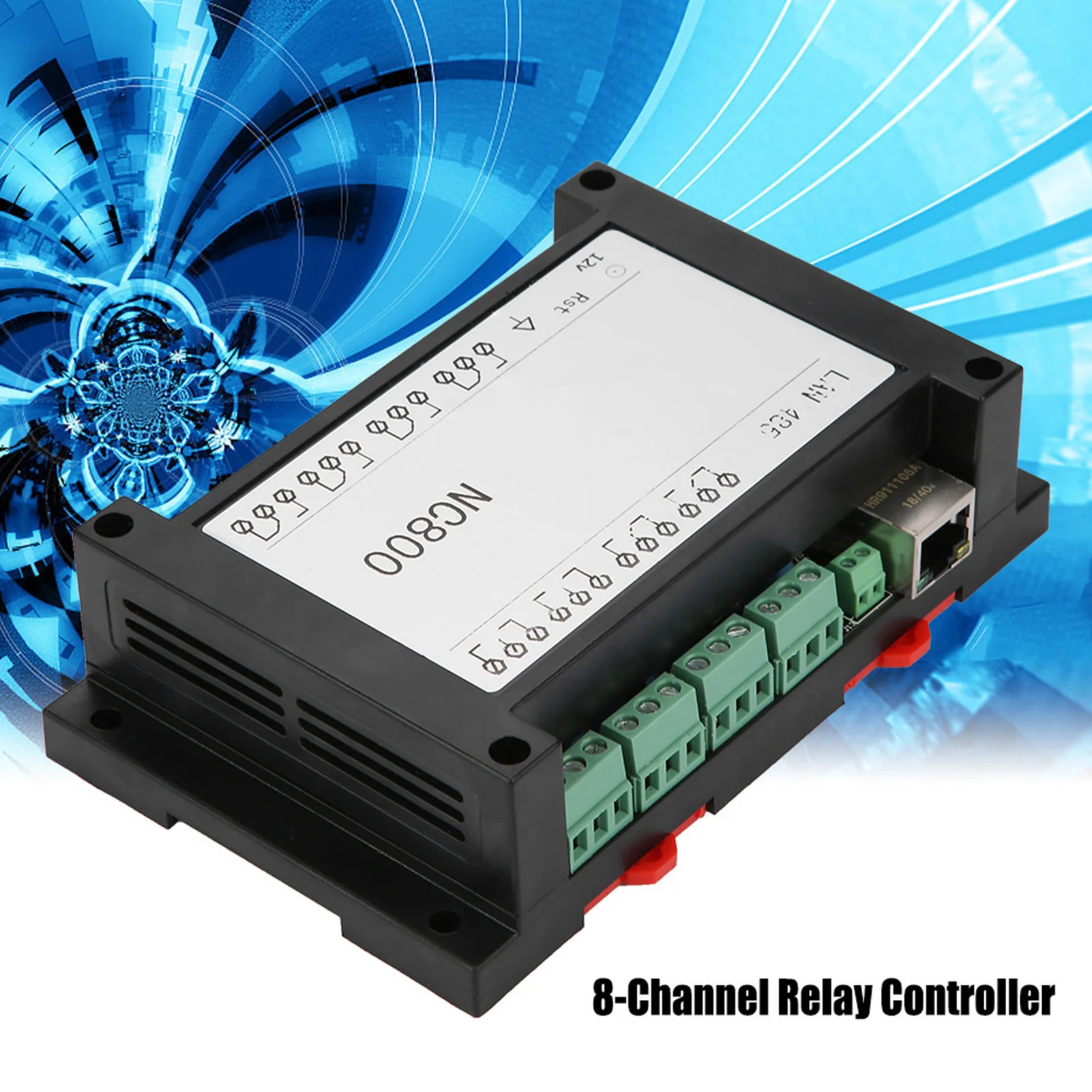 

8‑Channel Relay Controller /IP Remote Controller RJ45 /IP Remote Controller Module 8‑Channel Relay 250V/AC 10A